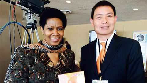 欧博代理平台尊贵定制礼 敬赠南非首位女性副总统